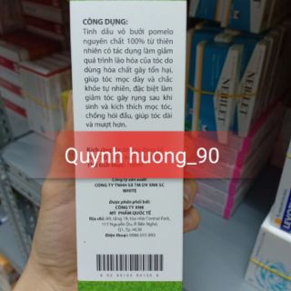 Tinh dầu vỏ bưởi Pomelo 100ml kích thích mọc tóc