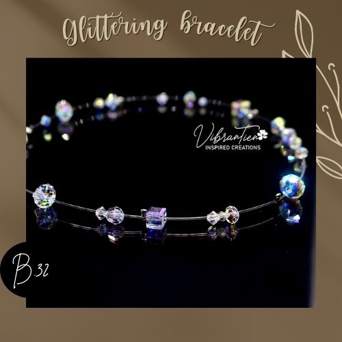 Vòng tay/ Lắc chân pha lê Swarovski hạt nước B.31 B.32