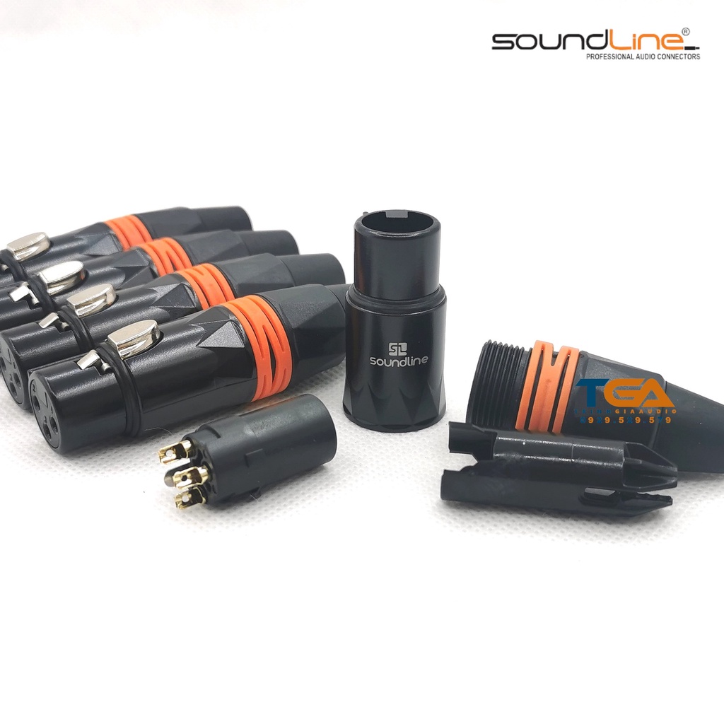 Jack rắc canon, xlr hàn dây, cắm microphone, chân đồng.