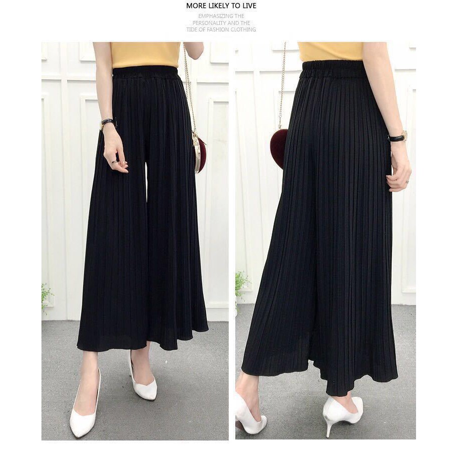 Quần Chiffon Nữ Ống Rộng Palazo Thời Trang | BigBuy360 - bigbuy360.vn