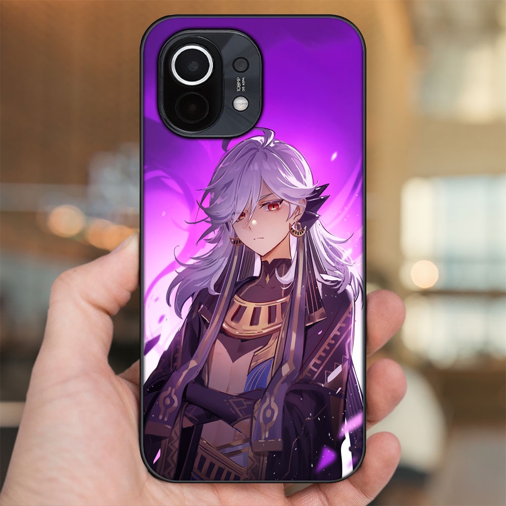 Ốp lưng Xiaomi Mi 11 viền đen in hình Cyno Genshin Impact