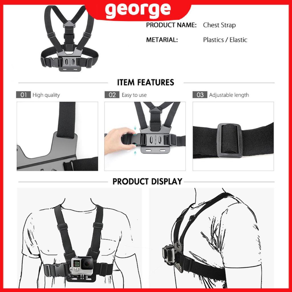 Dây Đeo Trước Ngực 5 Trong 1 Cho Máy Ảnh Gopro 9/8/7/6/5 Osmo | BigBuy360 - bigbuy360.vn