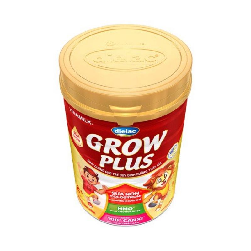 Sữa bột Dielac Grow plus 1+ 850g đỏ MẪU MỚI