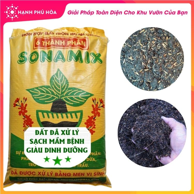 Đất Sạch Trộn Tro Trấu, Xơ Dừa, Phân Bò, Mùn Cao Cấp Sonamix 1Kg-Giàu Dinh Dưỡng, Chuyên Cho Rau Màu, Rau Mầm, Cây Kiểng
