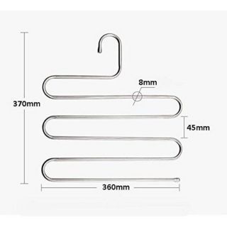 Móc treo quần 5 tầng inox