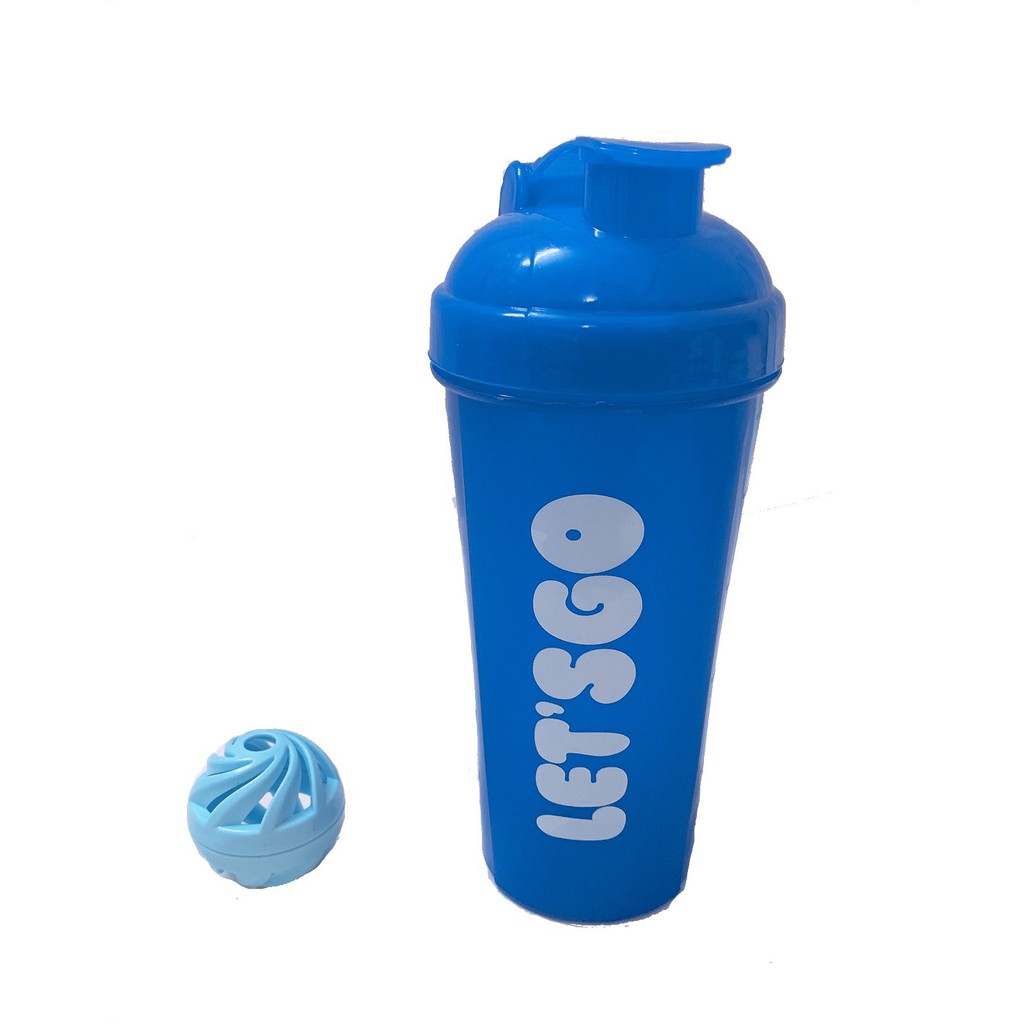 Bình nước tập Gym, Bình lắc Shaker thể thao 700ml , tặng kèm bóng lắc