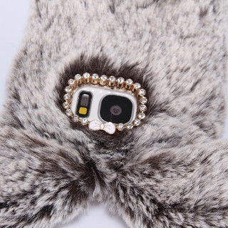 Samsung galaxy S8 plus phone case Plush rabbit soft shell