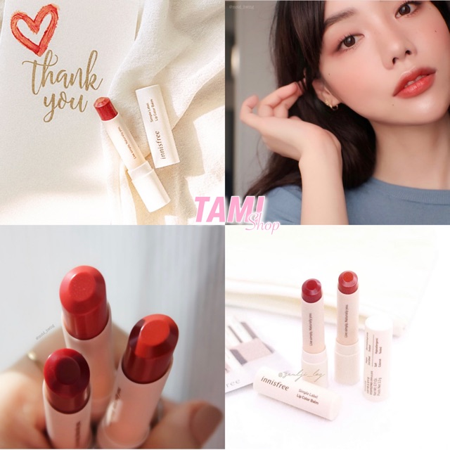 SON DƯỠNG INNISFREE SIMPLE LABEL LIP COLOR BALM