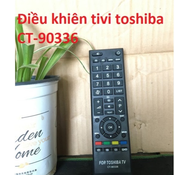 combo 3 cái Remote Điều khiên tivi to shiba CT-90336 , Remote tivi CT 90336 To shiba loại ngắn
