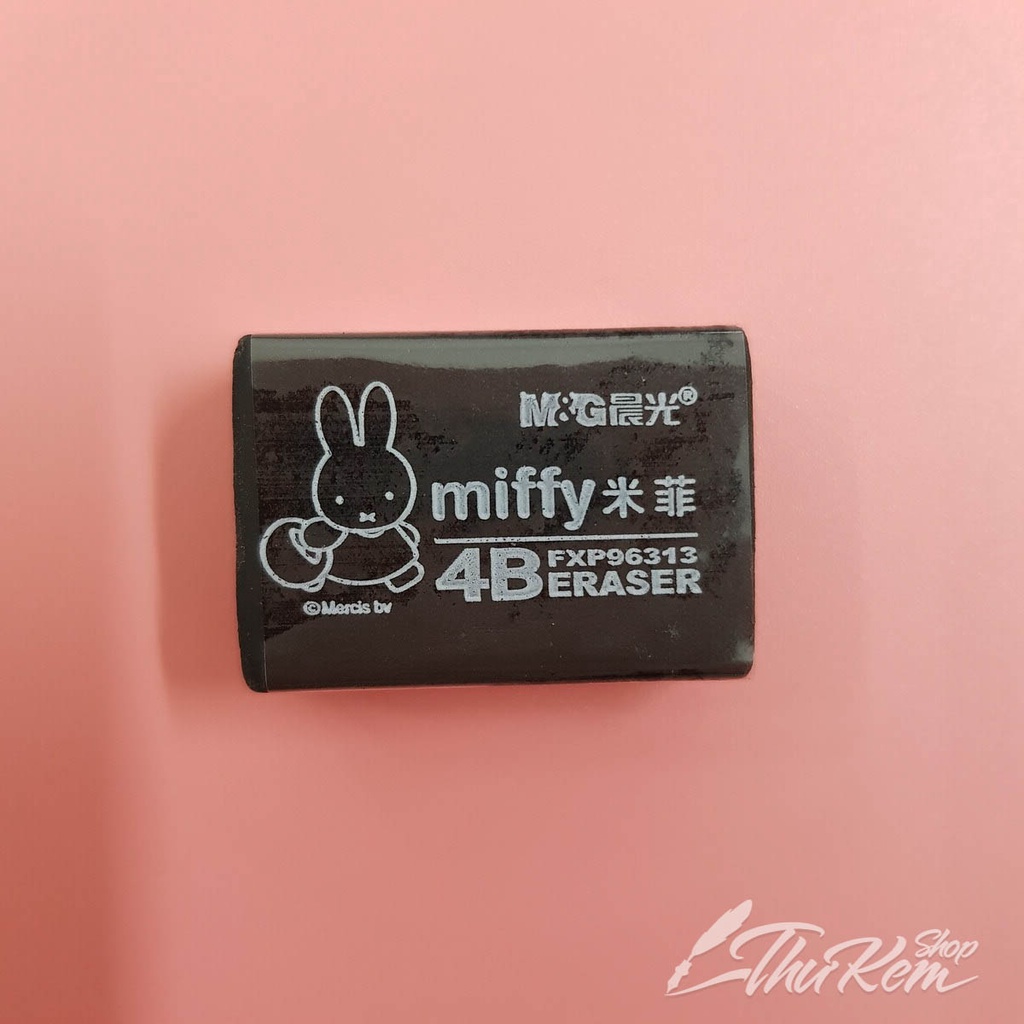 Gôm tẩy bút chì Miffy M&amp;G 4B đen MF6305