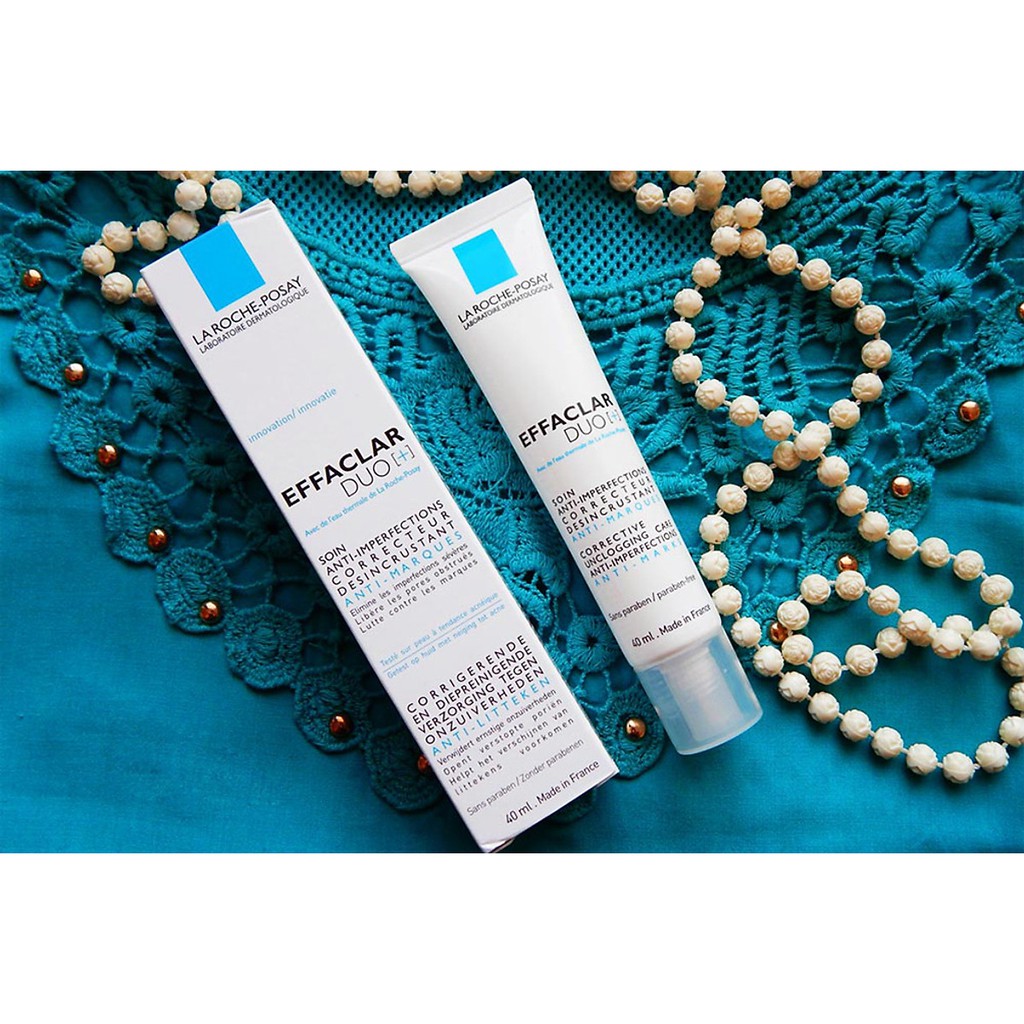 Kem Dưỡng Giảm Mụn,Ngừa Thâm,Thông Thoáng Lỗ Chân Lông La Roche-Posay Effaclar Duo 40ml