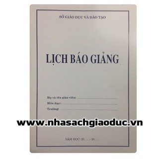 Lịch báo giảng cấp 2,3