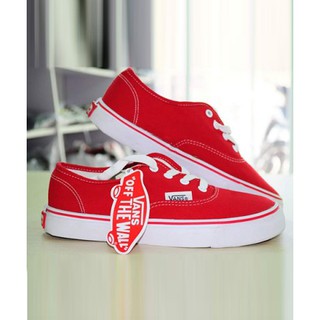 HOT Giày vans Classic đỏ tươi đế trắng