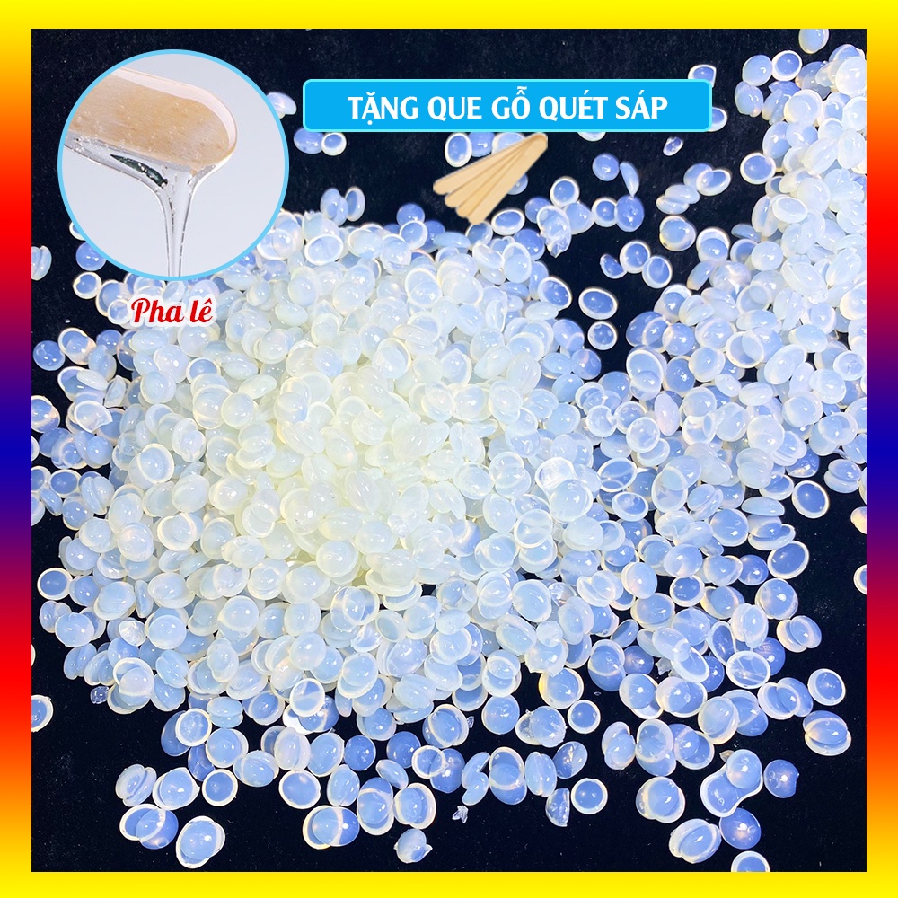 Sáp wax tẩy lông Premium RAY Wax bean nóng trong suốt - 100g - Wax tẩy lông nách, lông vùng kín, lông chân tay, ria mép