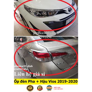 Ốp đèn vios pha + hậu 2019-2020
