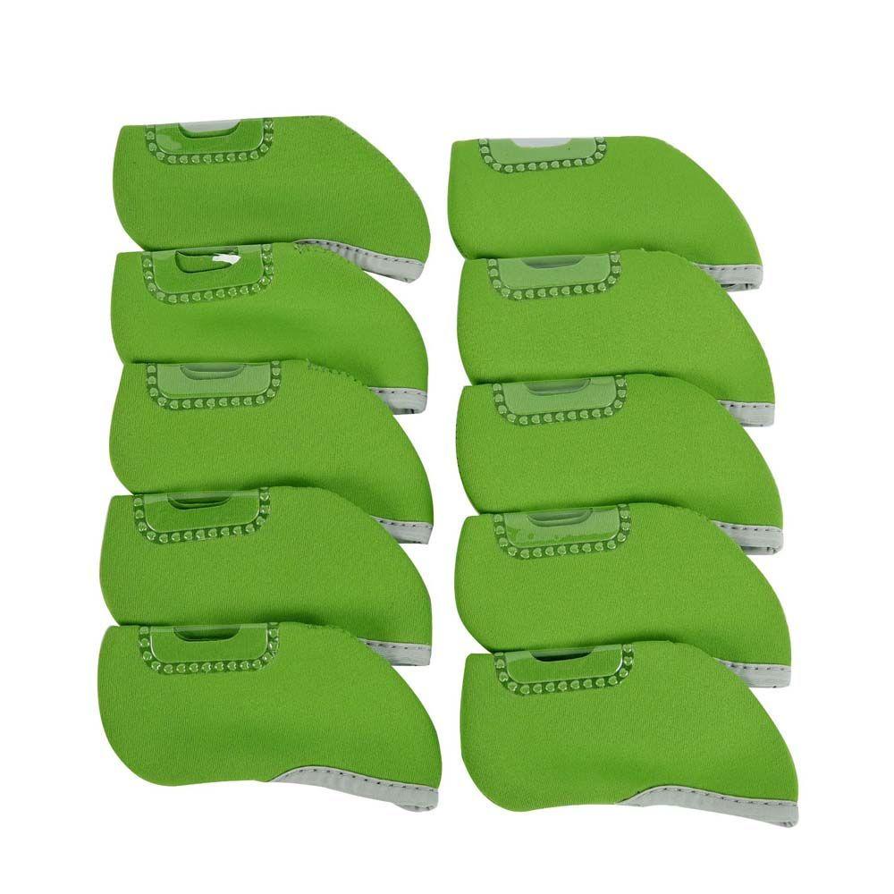 ELLSWORTH Bộ 10 Vỏ Bọc Bảo Vệ Đầu Gậy Đánh Golf Thể Thao Ngoài Trời Bằng Sắt Chất Lượng Cao