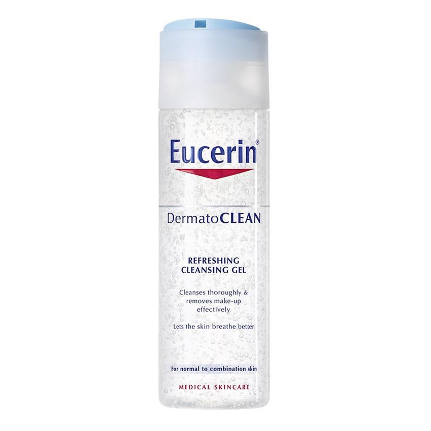 Sữa rửa mặt dành cho da nhạy cảm Eucerin DermatoClean Clensing Gel