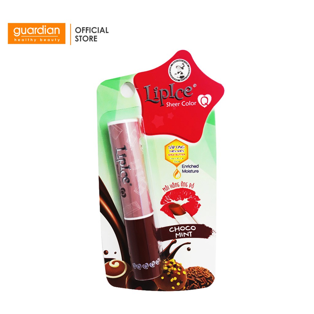 Son dưỡng Lipice Sheer Color Q Choco Mint 2.4g (Hồng ửng đỏ)