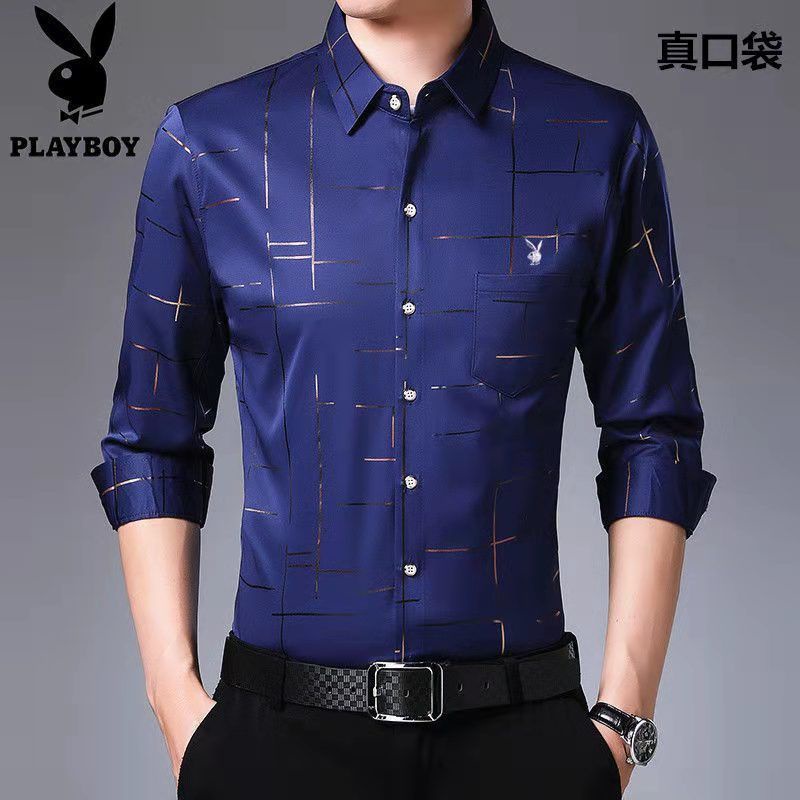Áo Sơ Mi Nam Dài Tay Cổ Bẻ Thời Trang Lịch Lãm Playboy Vip 2022