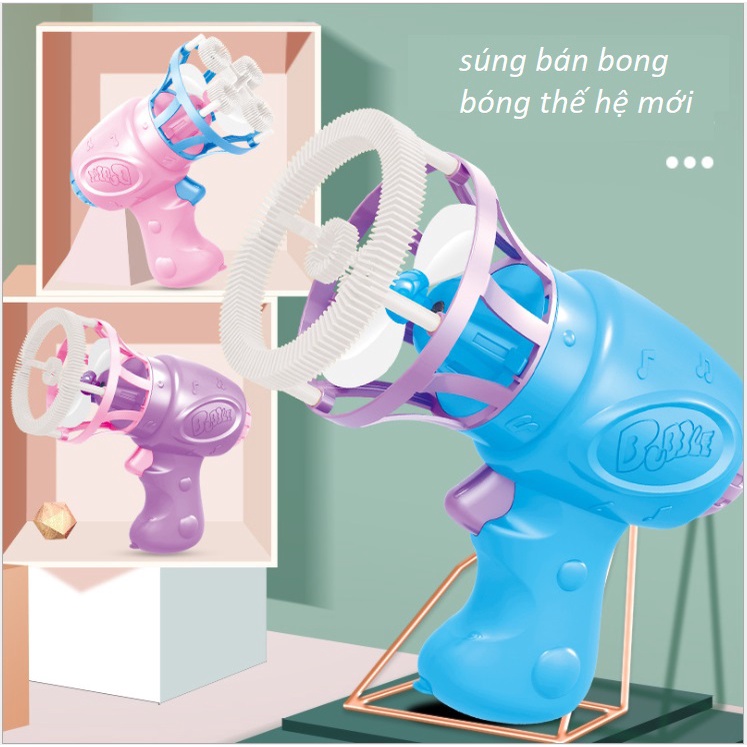 Súng Bắn Bong Bóng Thế Hệ Mới 2022-đồ chơi cho bé