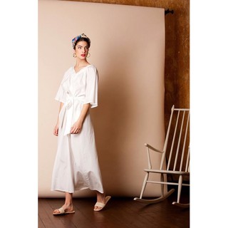 Đầm Linen Dáng Xoè Dài (kèm đai)