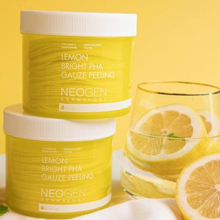 Pad tẩy da chết Neogen Lemon Bright PHA Gauze Peeling (30ea)