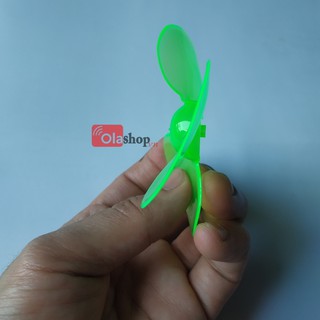[COMBO] 2 cánh quạt mini 3 cánh 90mm trục 2mm