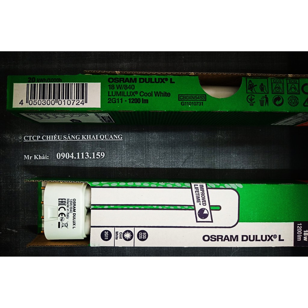 Bóng đèn Osram Dulux L 18W/840 Made in Italy