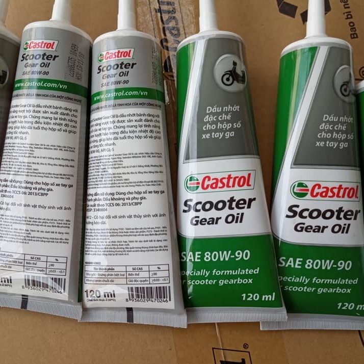 Dầu nhớt láp Castrol Cho Hộp Số Xe Tay Ga .