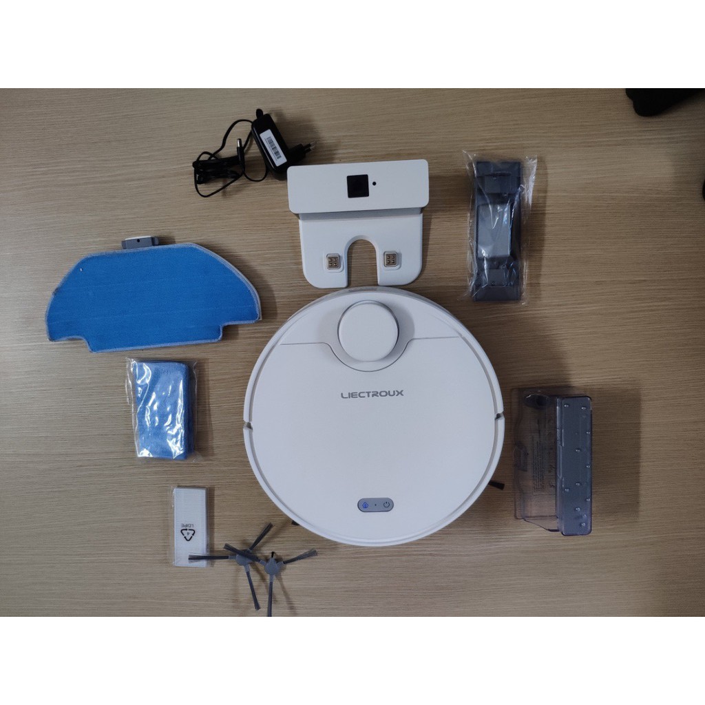 Robot Hút Bụi Lau Nhà LIECTROUX ZK901 - Lực Hút 2100pa - mới nguyên seal 100% 2021