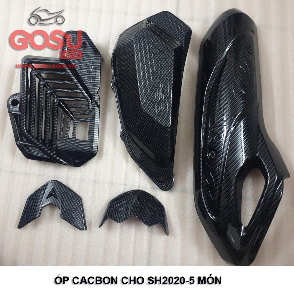 Bộ ốp cacbon sh2020 - sh2024 phụ kiện SH trang tri SH125/SH160i