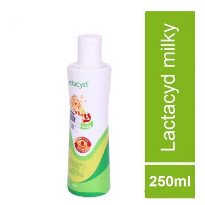 Sữa tắm gội Lactacyd milk/ lactacyd BB không hóa chất không cay mắt dịu nhẹ cho bé