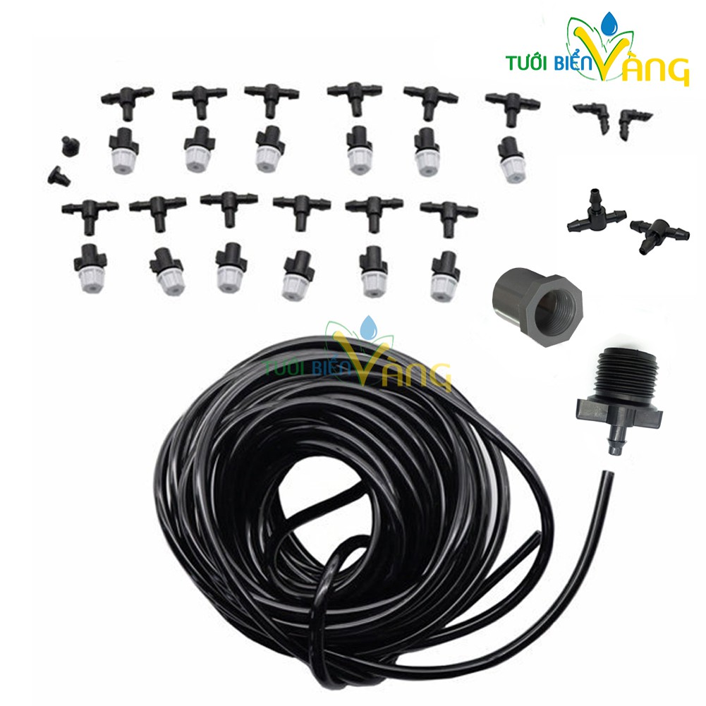 Trọn bộ tưới phun sương 12 béc và 10m dây cho vườn nhỏ
