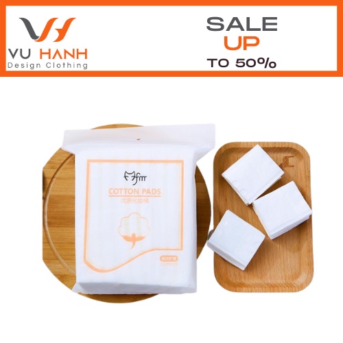 Bông tẩy trang nội địa trung (1 set 2 gói 444 miếng) | Shop Vũ Hạnh