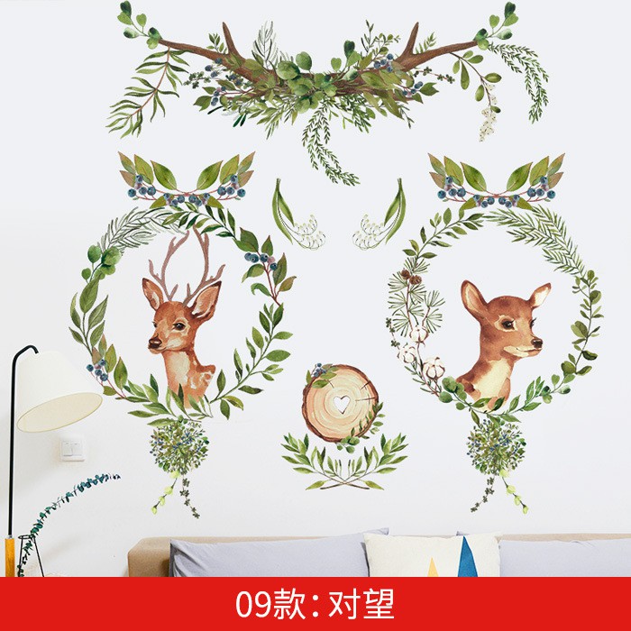 Miếng Dán Tường Trang Trí Hình Hoa Lá Xinh Xắn 50*80cm | BigBuy360 - bigbuy360.vn