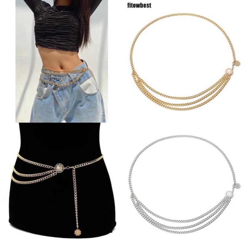 Đai váy xích 3 tầng