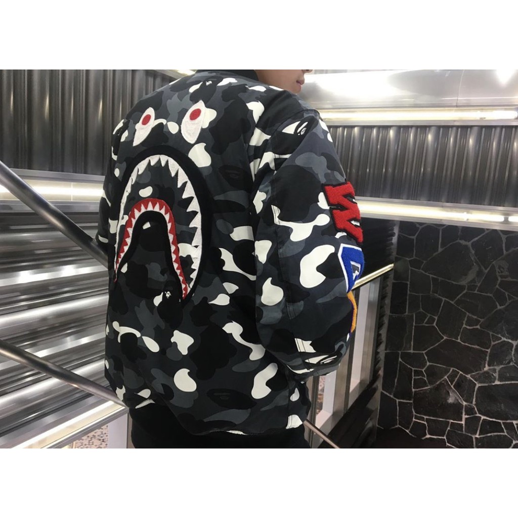 Áo Bomber Bape siêu cấp Ss2021