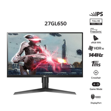 Màn hình LG UltraGear 27GL650F, 27 inch (27GL650F) Hàng Chính Hãng