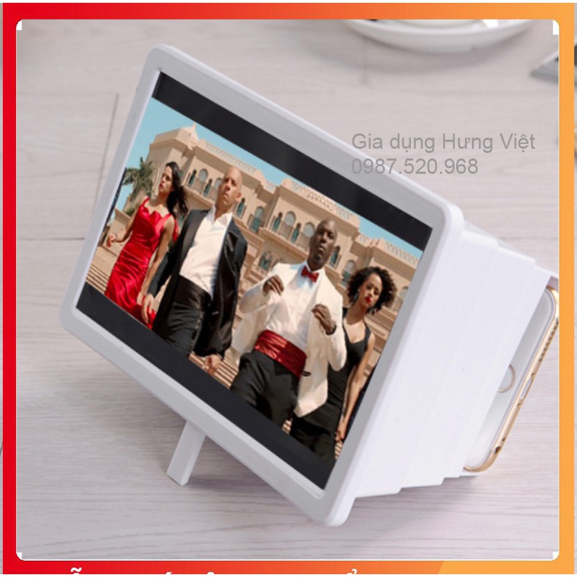 Kính 3D phóng to màn hình điện thoại smartphone giúp giảm mỏi mắt khi xem phim, video, clip [KÍNH PHÓNG ĐẠI]