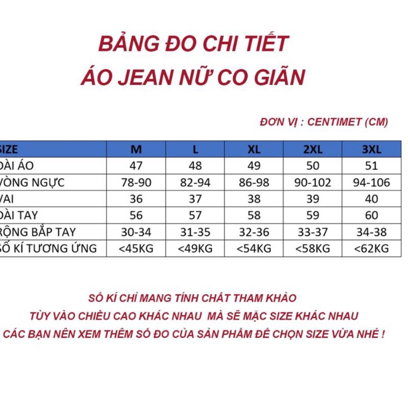 Áo Khoác Jean Nữ Có 3 Màu Mặc Thu Đông,chống Nắng Thiết Kế Đẹp Lên Phom Chuẩn Phù Hợp Mọi Lứa Tuổi