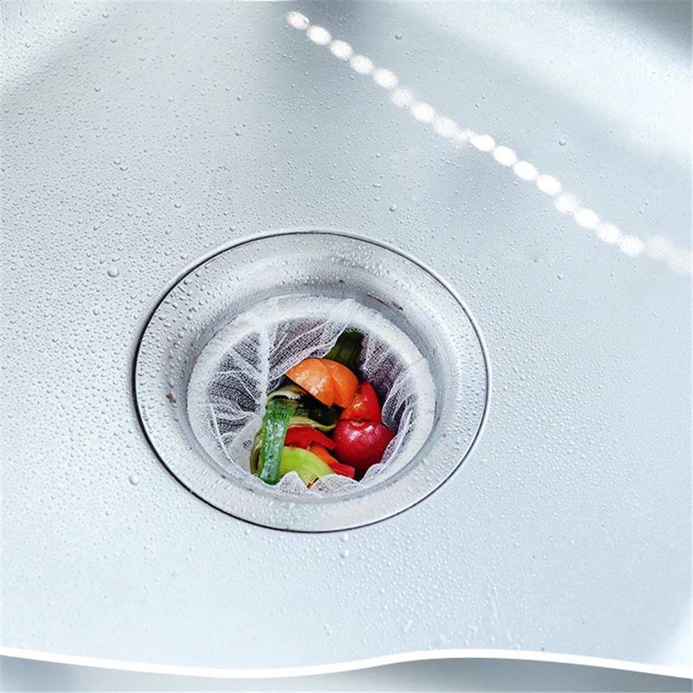 Set 100 Túi Lưới Lọc Rác Cho Bồn Rửa Chén Tiện Dụng