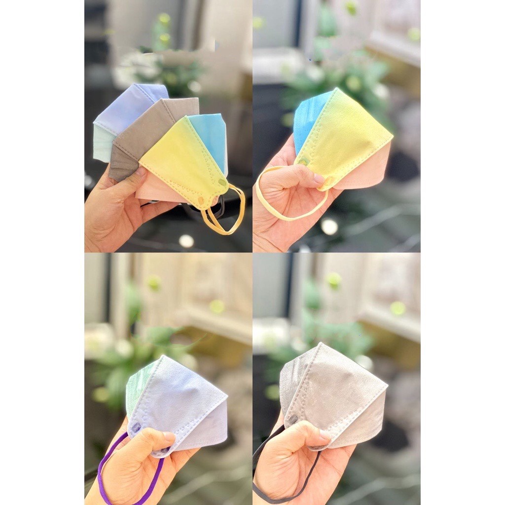 Sét 10 Khẩu Trang 4D Nam Nữ KF94 Cao Cấp sản xuất theo công nghệ tiêu chuẩn Quốc Tế mới nhất