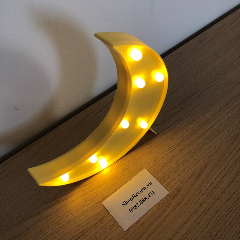 Đèn led trang trí lều cắm trại du lịch hình mặt trăng khuyết cực đẹp