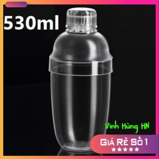 Bình lắc Shaker Vạch mờ, 500ml và 700ml