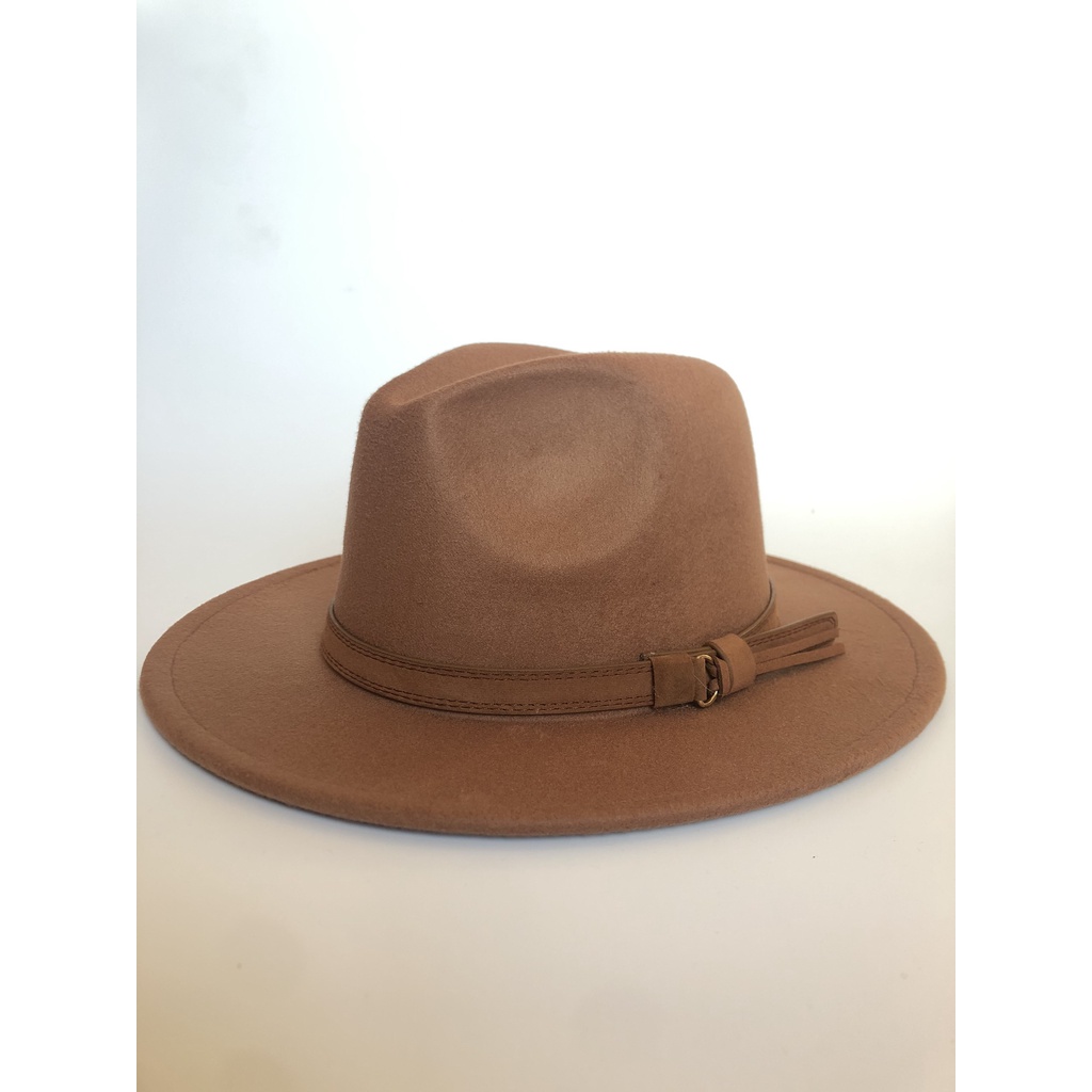 Mũ Phớt Fedora Vành Rộng Thời Trang Nam Nữ Phong Cách Lịch Lãm