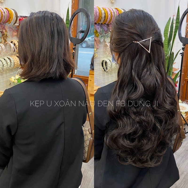 ku20 Tóc giả kẹp chữ U( ảnh thật 100%)