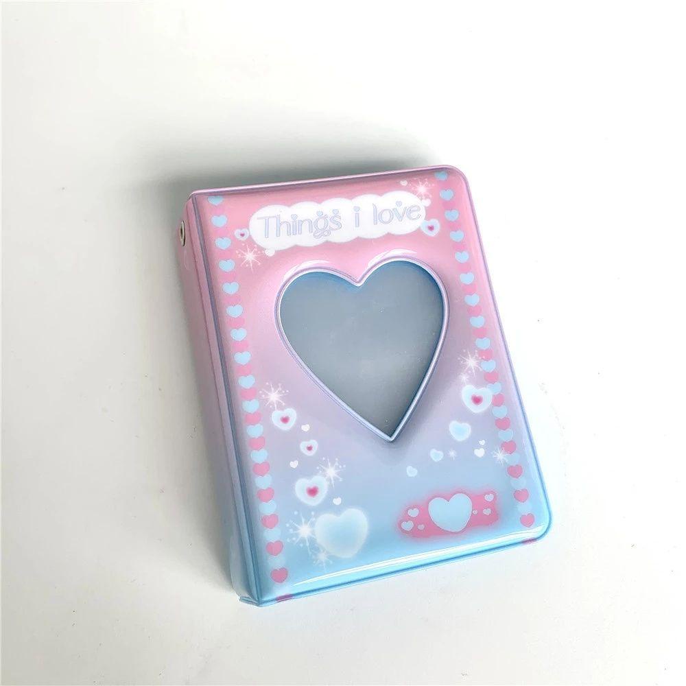 Album Ảnh Hàn Quốc Kích Thước 3 Inch Dùng Để Sưu Tầm Thẻ Hình Trái Tim