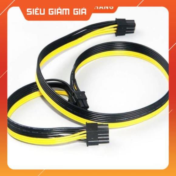 Dây 6 pin ra 2 đầu (6+8) pin cho nguồn server