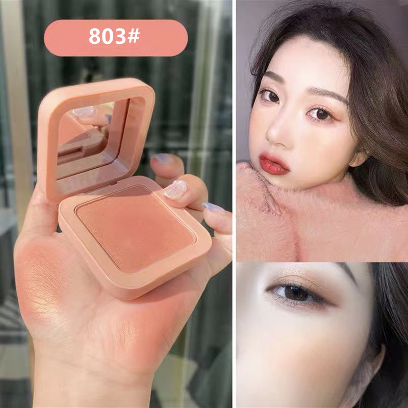 Phấn má hồng GOGO TALES tông lì và ngọc trai tự nhiên trang điểm tông nude