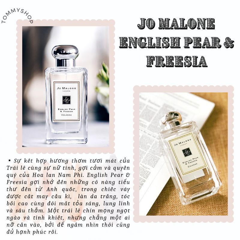 Mẫu thử nước hoa Jo Malone English Pear & Freesia
